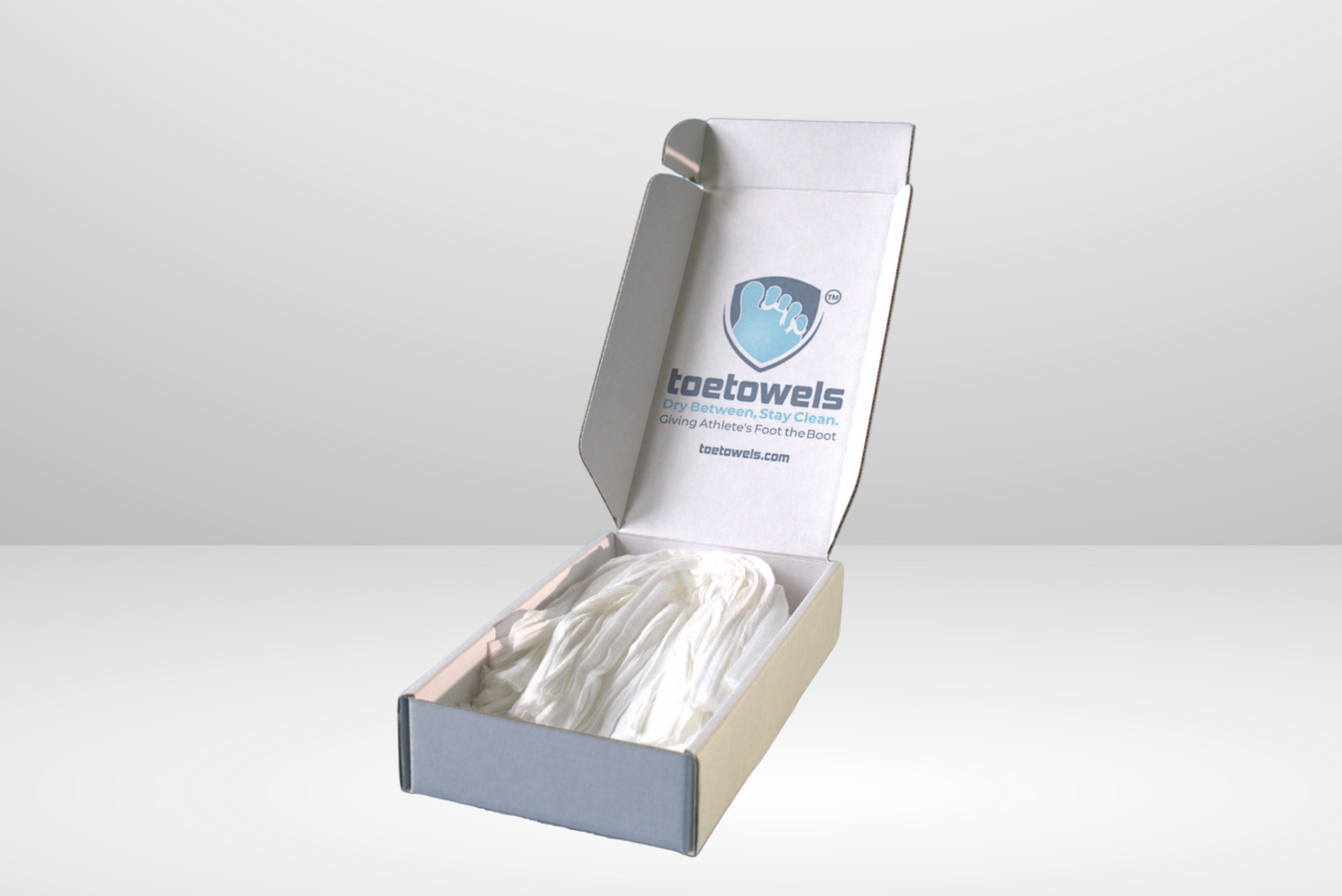 toetowels box with 30 toetowels